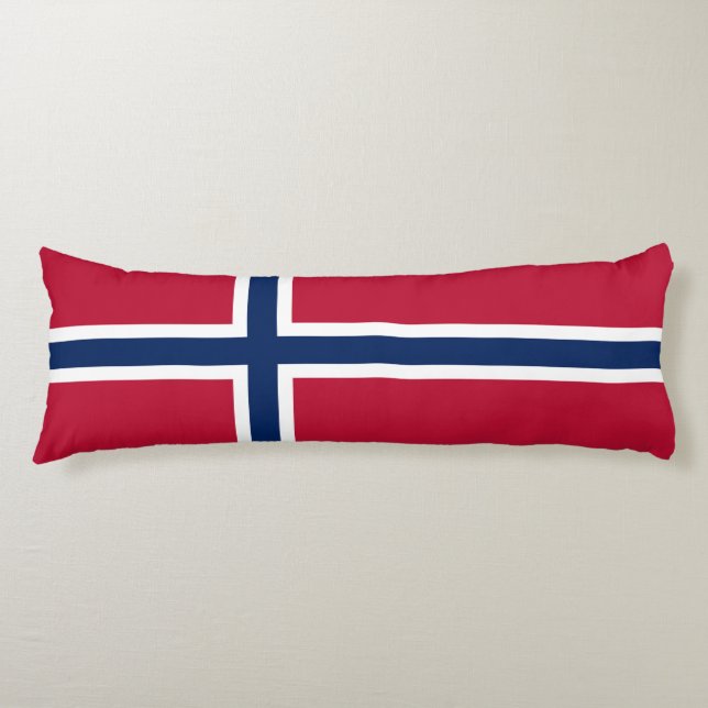 Coussins Longs Drapeau de la Norvège (Devant)