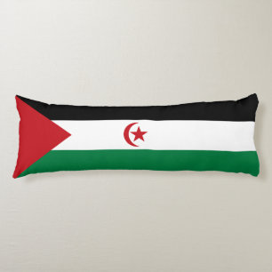 Coussins Longs Drapeau de la République arabe sahraouie démocrati