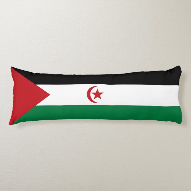 Coussins Longs Drapeau de la République arabe sahraouie démocrati (Devant)