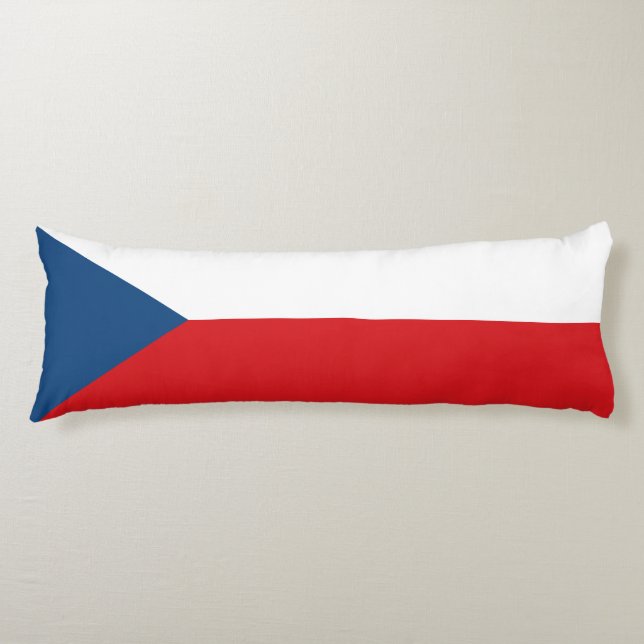 Coussins Longs Drapeau de la République tchèque (Devant)