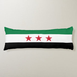 Coussins Longs Drapeau de la Syrie