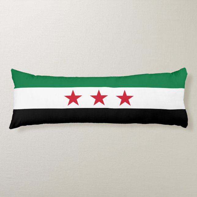 Coussins Longs Drapeau de la Syrie (Devant)