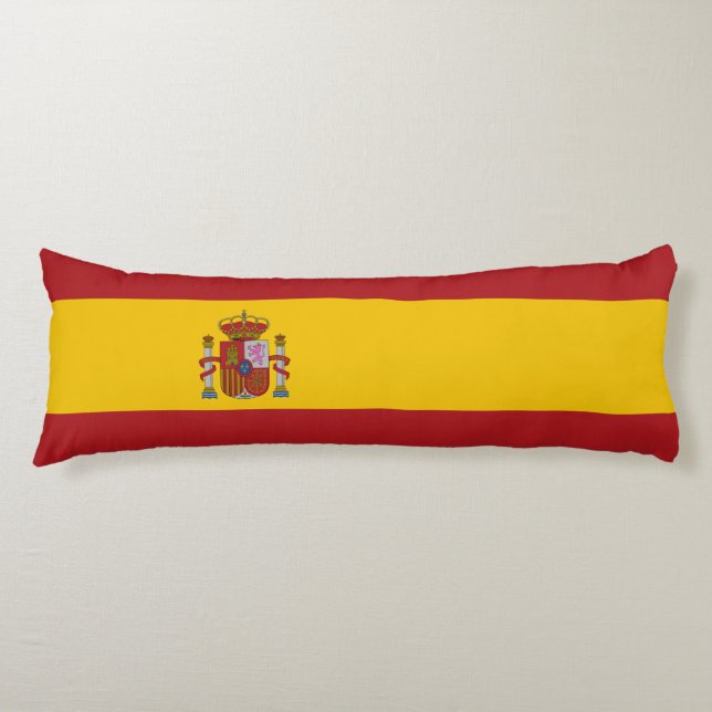 Coussins Longs Drapeau de l'Espagne (Devant)