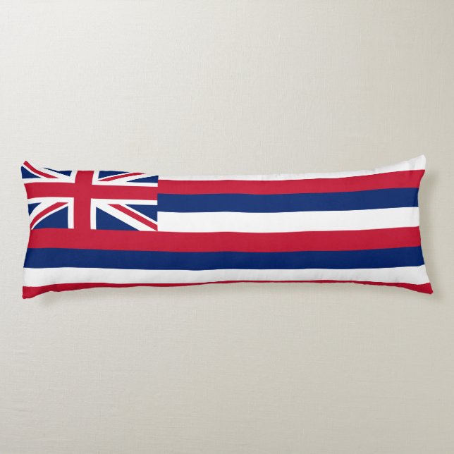 Coussins Longs Drapeau de l'État d'Hawaii (Dos)