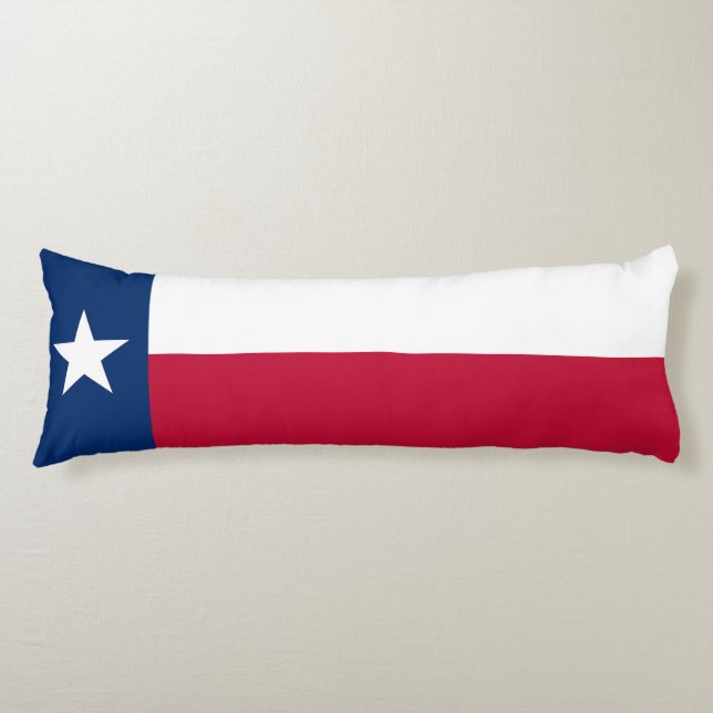 Coussins Longs Drapeau de l'État du Texas (Devant)