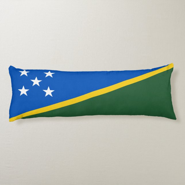 Coussins Longs Drapeau des Îles Salomon (Dos)