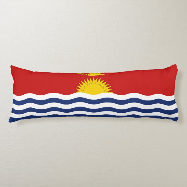 Coussins Longs Drapeau des Kiribati (Devant)