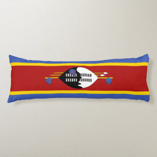 Coussins Longs Drapeau d'Eswatini