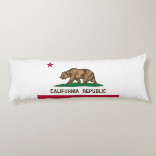 Coussins Longs Drapeau d'État de la République de Californie