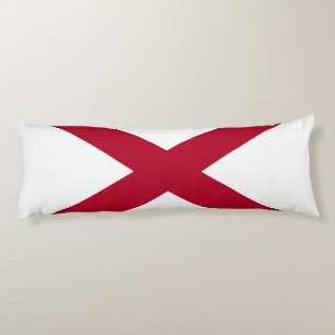 Coussins Longs Drapeau d'État de l'Alabama