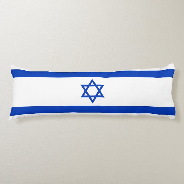 Coussins Longs Drapeau d'Israël (Devant)