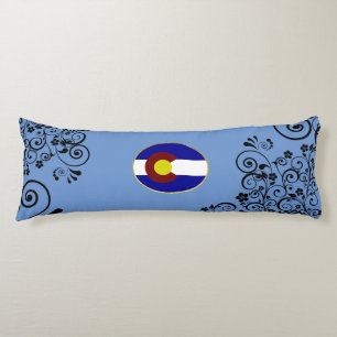 Coussins Longs Drapeau du Colorado