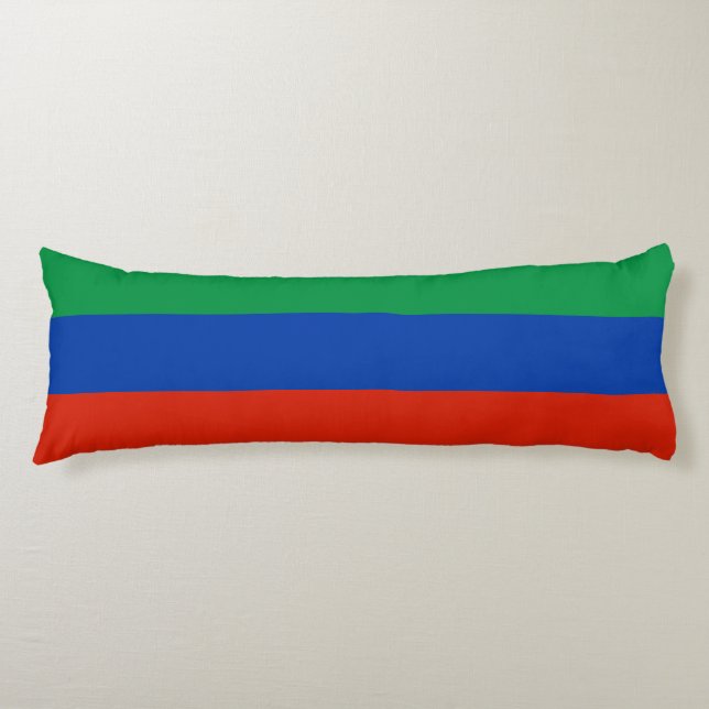 Coussins Longs Drapeau du Daghestan (Devant)