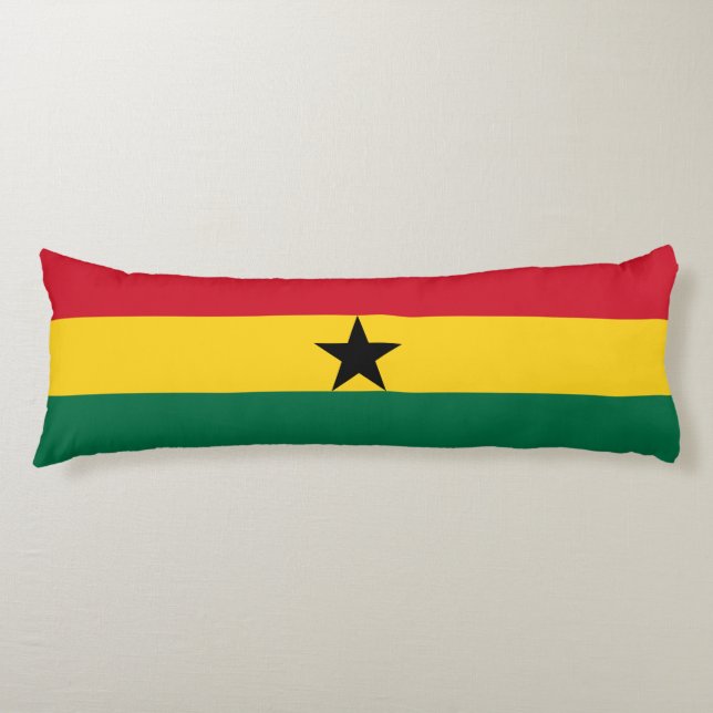 Coussins Longs Drapeau du Ghana (Devant)