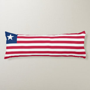 Coussins Longs Drapeau du Liberia
