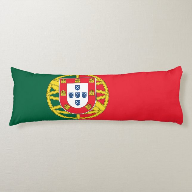 Coussins Longs Drapeau du Portugal (Devant)
