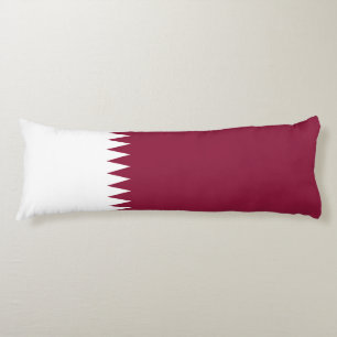 Coussins Longs Drapeau du Qatar