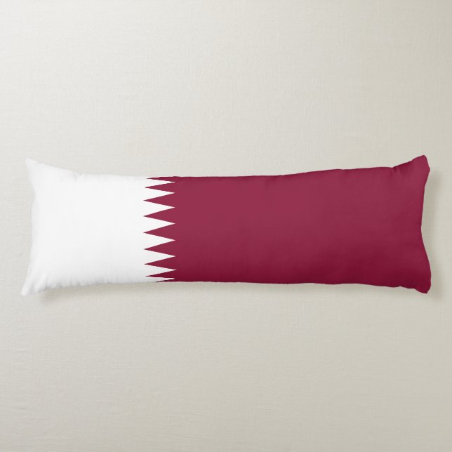 Coussins Longs Drapeau du Qatar (Devant)