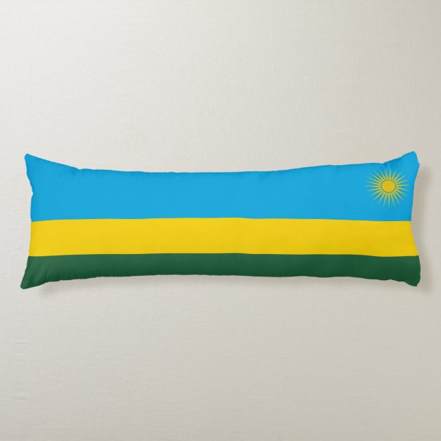Coussins Longs Drapeau du Rwanda (Devant)