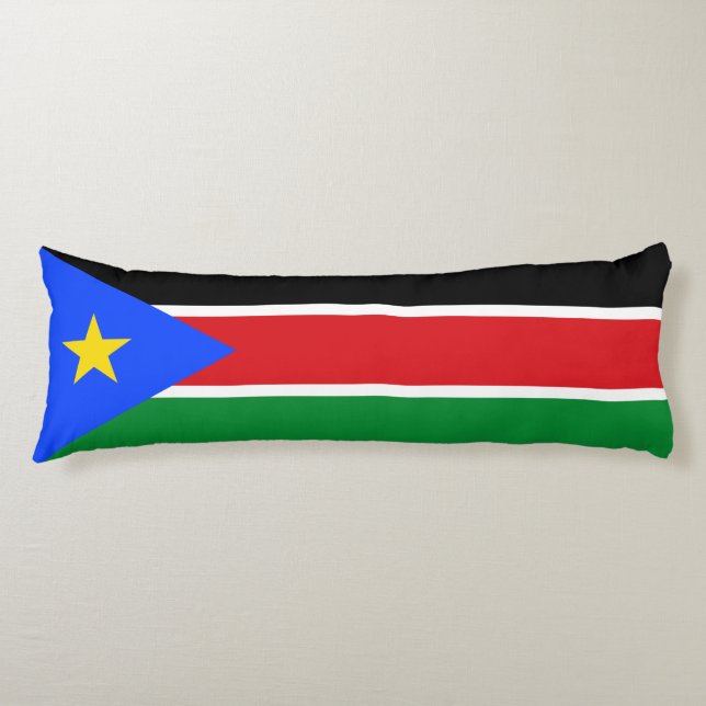 Coussins Longs Drapeau du Soudan du Sud (Devant)