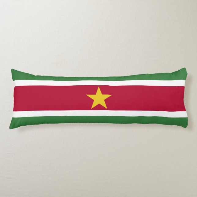 Coussins Longs Drapeau du Suriname (Devant)