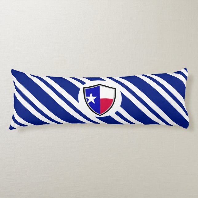 Coussins Longs Drapeau du Texas (Devant)