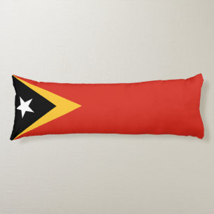 Coussins Longs Drapeau du Timor oriental