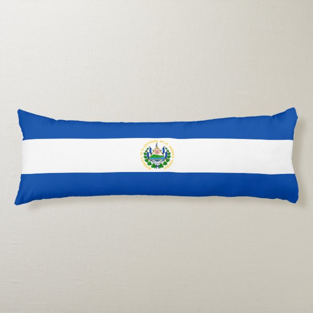 Coussins Longs Drapeau El Salvador (Devant)