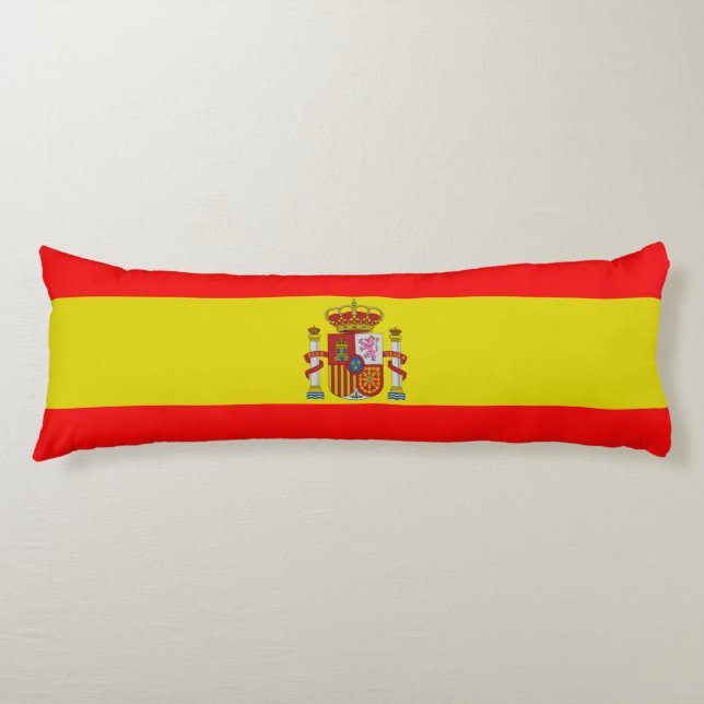 Coussins Longs Drapeau espagnol (Devant)