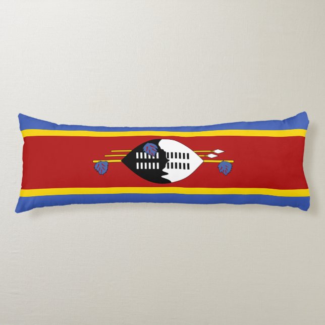 Coussins Longs Drapeau Eswatini (Devant)
