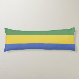 Coussins Longs Drapeau Gabon