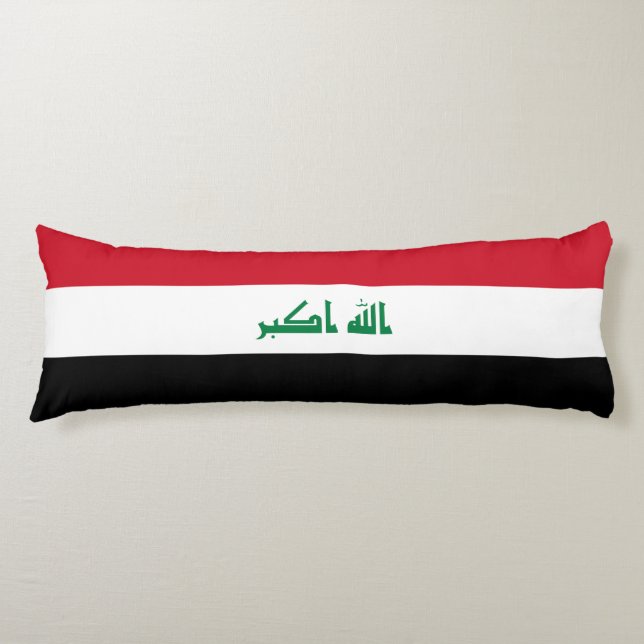 Coussins Longs Drapeau Iraq (Devant)