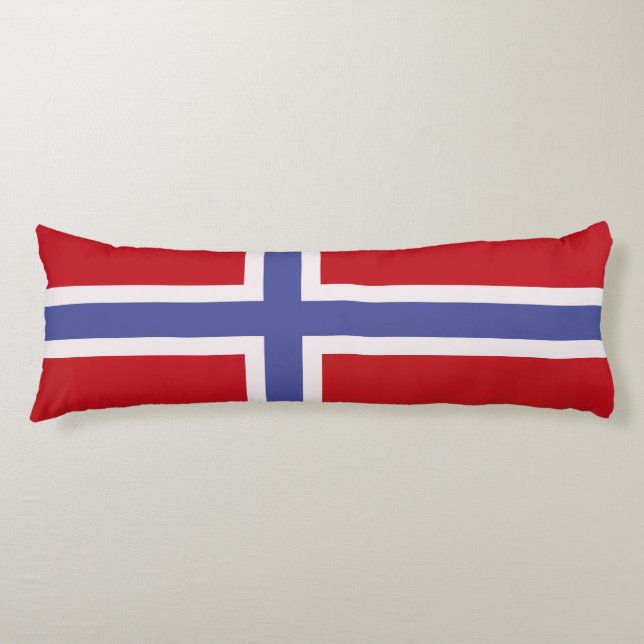 Coussins Longs Drapeau norvégien (Devant)