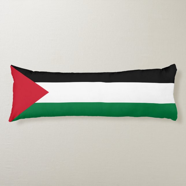 Coussins Longs Drapeau palestinien (Devant)