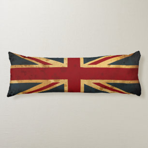 Coussins Longs Drapeau souillé d'Union Jack R-U