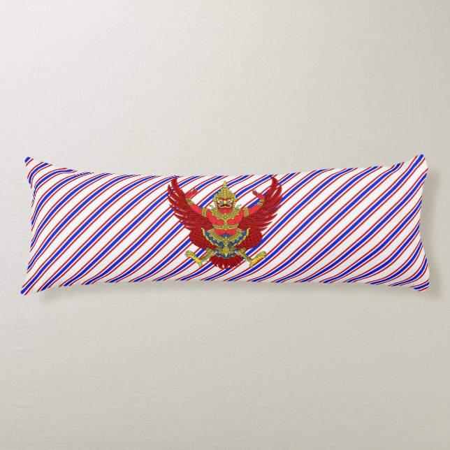 Coussins Longs Drapeau thaïlandais de rayures (Devant)