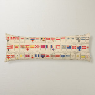 Coussins Longs Drapeaux, insignes