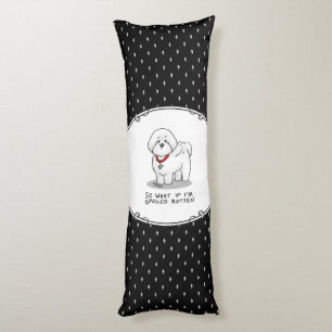 Coussins Longs Drôle Tourbé Bichon Frise Chien - mignon
