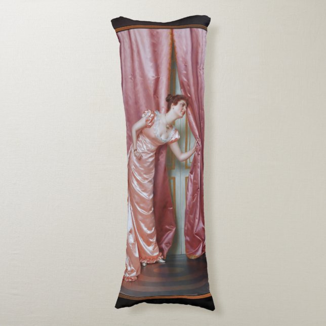 Coussins Longs Eavesdropping par Vittorio Reggianini (devant Vertical)