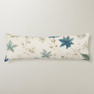 Coussins Longs Élégant Boho Vintage Feuille érable modèle floral