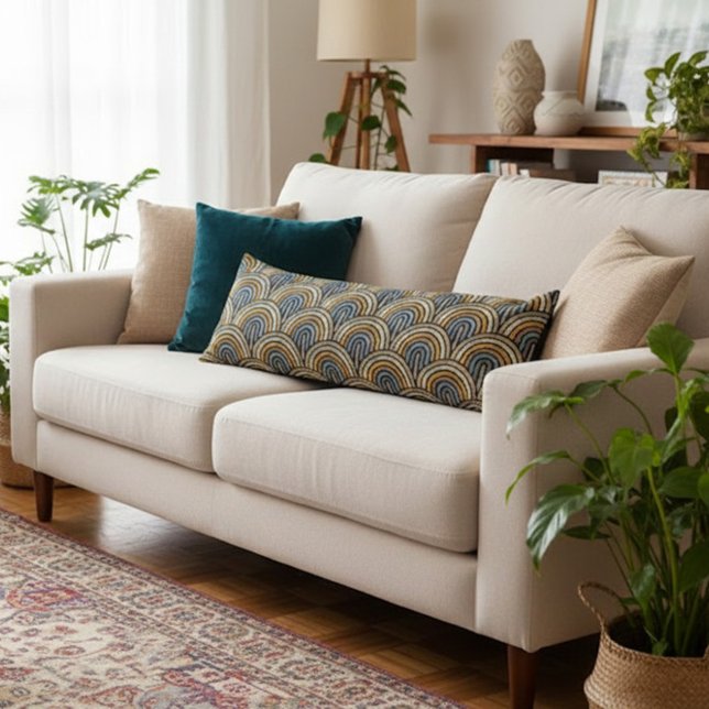 Coussins Longs Élégant géométrique (Créateur téléchargé)