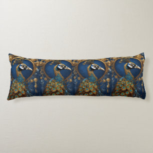 Coussins Longs "Elégant Oreiller Peacock Body : Confort Luxueux"
