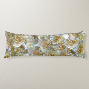 Coussins Longs Élégant Rose floral Motif pétal