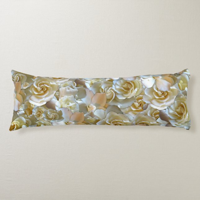 Coussins Longs Élégant Rose floral Motif pétal (Devant)