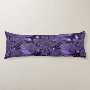 Coussins Longs Élégante étincelle Royale Purple Liquide