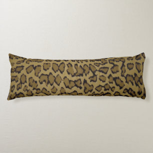 COUSSINS LONGS EMPREINTE DE LÉOPARD ANIMAL