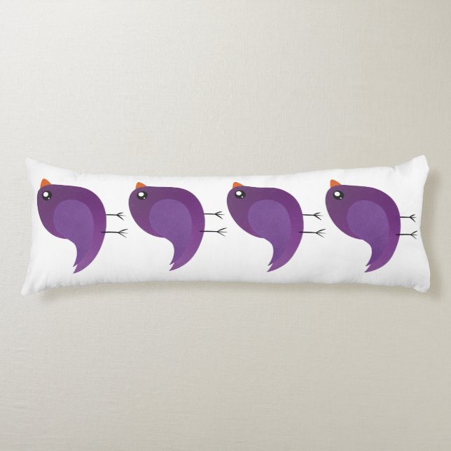 Coussins Longs Enfants mignonette birdy (Devant)