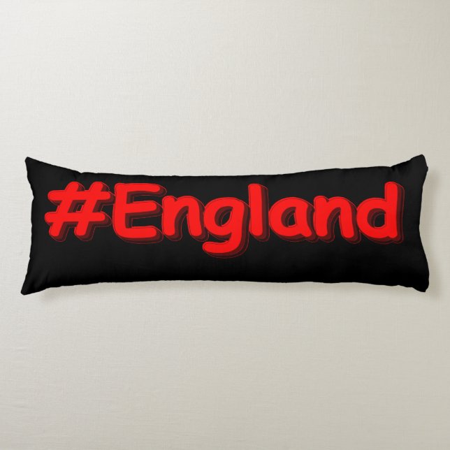 Coussins Longs "#England" Joli Design. Commandez dès maintenant  (Devant)