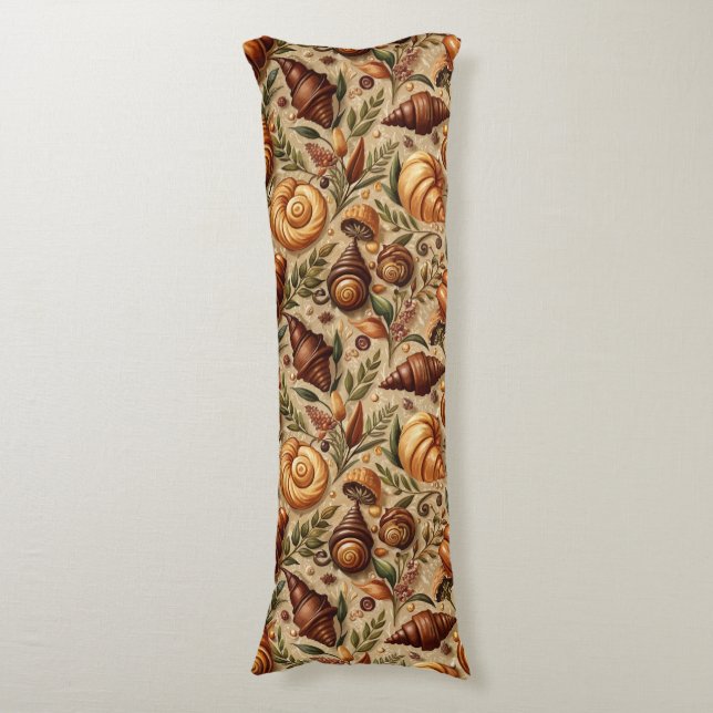 Coussins Longs Envie de Croissants  (Devant (Vertical))