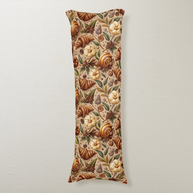 Coussins Longs Envie de Croissants  (Devant (Vertical))